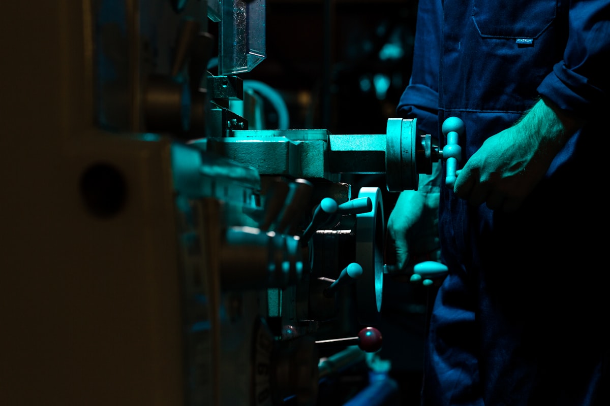 Manufacturing facility with CNC equipment